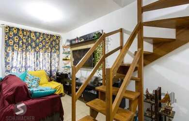 Imagem: O apartamento na cobertura possui 2 Dormitórios, 2 Banheiros