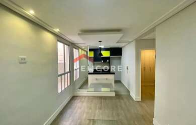 Imagem: O apartamento possui 2 Dormitórios, 1 Banheiro, 1 Vaga na garagem