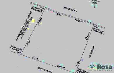 Imagem: O terreno possui 12m² de Área e está localizado em Distrito