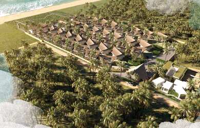 Imagem: A casa em condomínio possui 4 Dormitórios, 5 Banheiros, 2