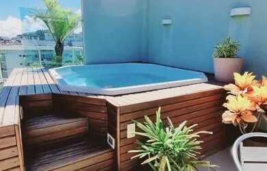 Imagem: O apartamento na cobertura possui 2 Dormitórios, 3 Banheiros