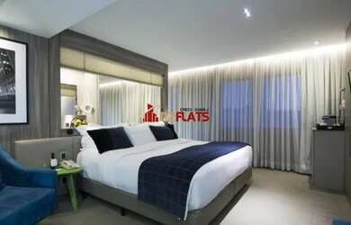 Imagem: O studio possui 1 Dormitório, 1 Banheiro, 1 Vaga na garagem