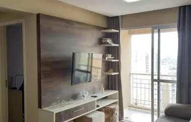 Imagem: O apartamento possui 2 Dormitórios, 1 Banheiro, 1 Vaga na garagem