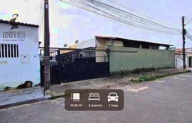 Imagem: A casa possui 3 Dormitórios, 1 Banheiro, 1 Vaga na garagem