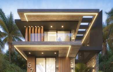 Imagem: A casa em condomínio possui 3 Dormitórios, 3 Banheiros, 4