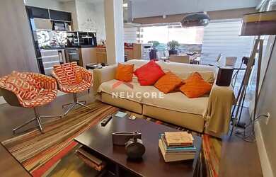 Imagem: O apartamento na cobertura possui 2 Dormitórios, 3 Banheiros