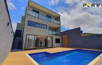 Imagem: A casa em condomínio possui 3 Dormitórios, 5 Banheiros, 4