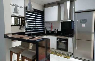 Imagem: A casa em condomínio possui 3 Dormitórios, 3 Banheiros, 2