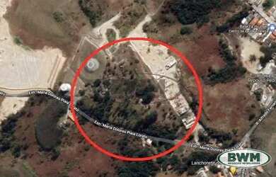 Imagem: O terreno possui 12.581m² de Área e está localizado em Caputera