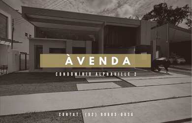 Imagem: A casa em condomínio possui 4 Dormitórios, 5 Banheiros, 4