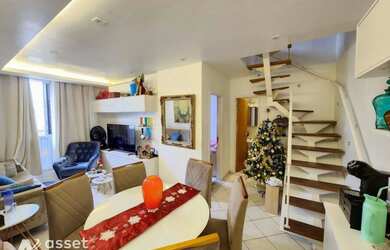 Imagem: O apartamento na cobertura possui 4 Dormitórios, 2 Banheiros