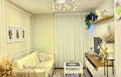 Imagem: O apartamento possui 1 Dormitório, 1 Banheiro, 1 Vaga na garagem