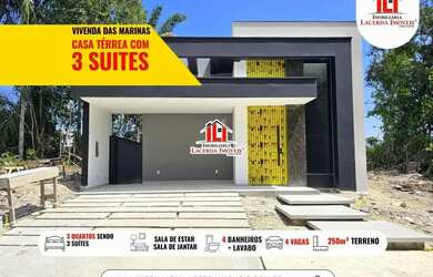 Imagem 3: Casa Térrea no Vivenda das Marinas 3 Suítes/ Laje + impermeabilização/ Opção construir a p