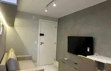 Imagem: A kitnet possui 1 Dormitório, 1 Banheiro, 1 Vaga na garagem