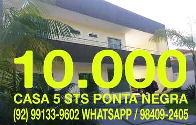 Imagem: A casa em condomínio possui 5 Dormitórios, 5 Banheiros, 4