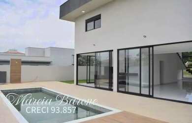 Imagem: A casa em condomínio possui 4 Dormitórios, 5 Banheiros, 4