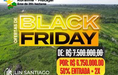 Imagem: A fazenda possui 291000m² de Área e está localizado em Paraviana