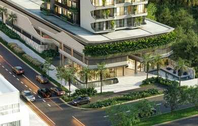 Imagem: O apartamento possui 1 Dormitório, 1 Banheiro, 1 Vaga na garagem