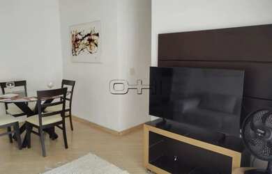 Imagem: O apartamento possui 2 Dormitórios, 1 Banheiro, 1 Vaga na garagem