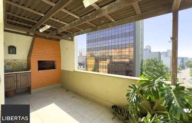 Imagem: O apartamento na cobertura possui 2 Dormitórios, 3 Banheiros