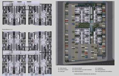 Imagem 7: Apartamentos de 02 e 03 quartos, prédio com elevador e área de lazer...