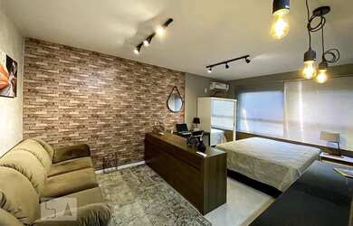 Imagem: O studio possui 1 Dormitório, 1 Banheiro, 24m² de Área, Imóvel