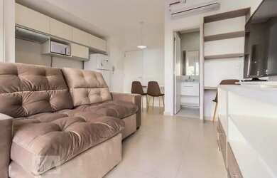 Imagem: O studio possui 1 Dormitório, 2 Banheiros, 1 Vaga na garagem