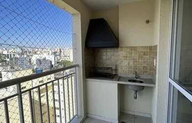 Imagem: O apartamento possui 2 Dormitórios, 1 Banheiro, 1 Vaga na garagem