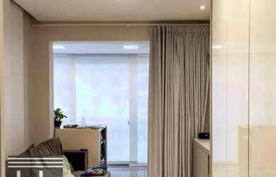 Imagem: O studio possui 1 Dormitório, 1 Banheiro, 1 Vaga na garagem