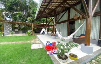 Imagem: A casa em condomínio possui 4 Dormitórios, 5 Banheiros, 4