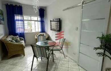 Imagem: O apartamento possui 1 Dormitório, 1 Banheiro, 1 Vaga na garagem