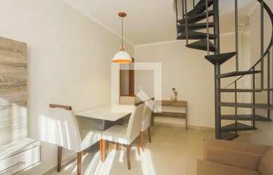 Imagem: O apartamento na cobertura possui 2 Dormitórios, 2 Banheiros