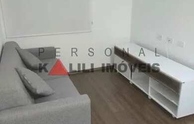 Imagem: O apartamento possui 1 Dormitório, 1 Banheiro, 1 Vaga na garagem