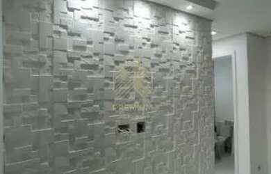 Imagem: O apartamento possui 2 Dormitórios, 1 Banheiro, 1 Vaga na garagem