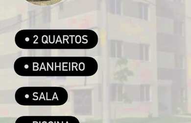 Imagem: O apartamento possui 2 Dormitórios, 1 Banheiro, 1 Vaga na garagem