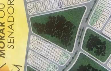 Imagem: O terreno possui 200m² de Área e está localizado em Senador