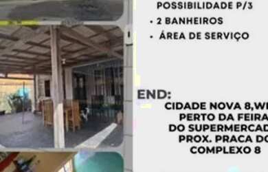 Imagem: A casa possui 2 Dormitórios, 2 Banheiros, 1 Vaga na garagem