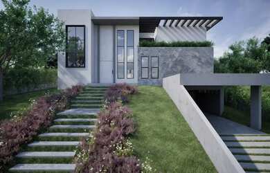 Imagem: A casa em condomínio possui 5 Dormitórios, 5 Banheiros, 4