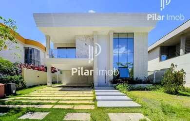 Imagem: A casa em condomínio possui 5 Dormitórios, 5 Banheiros, 4