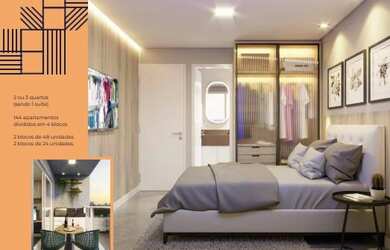 Imagem 5: Apartamentos de 02 e 03 quartos, prédio com elevador e área de lazer...