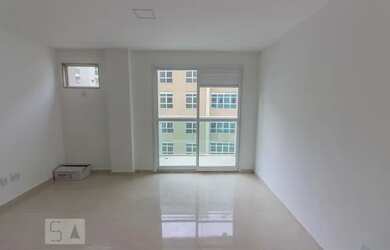 Imagem: O apartamento possui 1 Dormitório, 1 Banheiro, 1 Vaga na garagem