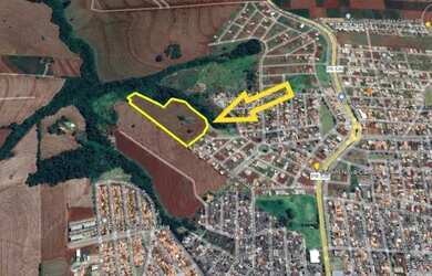 Imagem: O terreno possui 33.860m² de Área e está localizado em Jardim