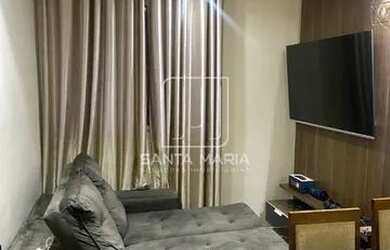 Imagem: O apartamento possui 2 Dormitórios, 1 Banheiro, 1 Vaga na garagem