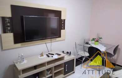 Imagem: O apartamento possui 2 Dormitórios, 1 Banheiro, 1 Vaga na garagem