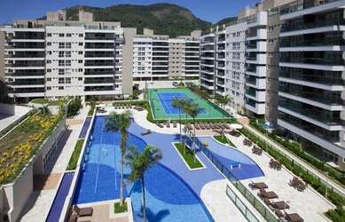 Imagem: O apartamento na cobertura possui 4 Dormitórios, 3 Banheiros