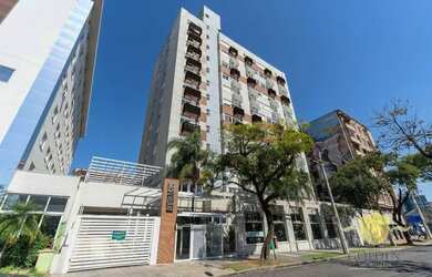 Imagem: O apartamento possui 1 Dormitório, 1 Banheiro, 1 Vaga na garagem