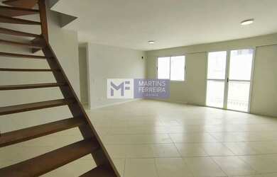 Imagem: O apartamento na cobertura possui 3 Dormitórios, 5 Banheiros