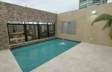 Imagem 2: Cobertura Duplex 3 quartos a venda - Piscina, Boqueirão - Santos