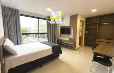 Imagem: O studio possui 1 Dormitório, 1 Banheiro, 30m² de Área, Imóvel