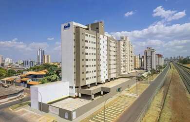 Imagem: O apartamento possui 2 Dormitórios, 1 Banheiro, 1 Vaga na garagem